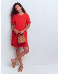 jersey flared dress Jovani 42802 RED Jersey Fit-N-Flare Dress RED / 4 main image 0