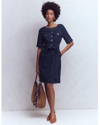 boden mini cord shift dress Annie Cord Shift Dress - Navy