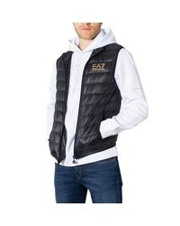 black ea7 bodywarmer