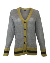 Rag & Bone - Metallic Bloom Cardigan - Lyst