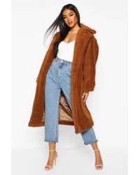 longline teddy bear coat