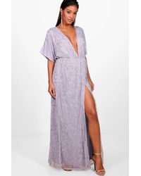 boohoo sequin maxi dress