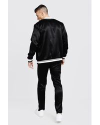 mens satin tracksuit