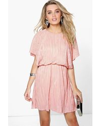 kimono sleeve skater dress