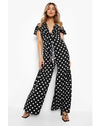 polka dot romper pants