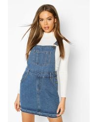 blue jean overalls dress