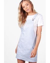 pastel pinafore dress