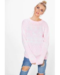 pink snowflake jumper