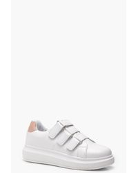 velcro platform sneakers
