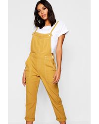 yellow dungarees womens