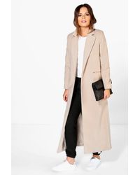 tailored maxi coat