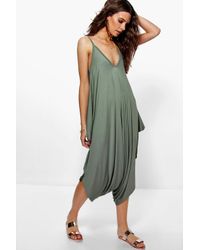 boohoo harem jumpsuit