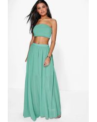 co ord maxi skirt and top