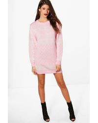 boohoo christmas jumper dress