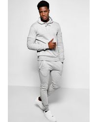 boohoo mens grey tracksuit