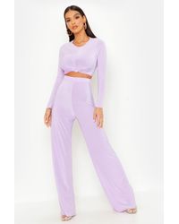 purple two piece set
