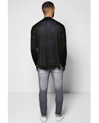 boohoo pocketed cardigan tipped lightweight open