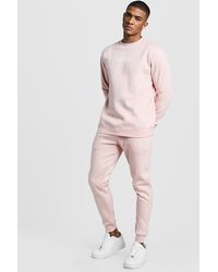 pink tracksuit mens
