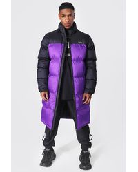 longline puffer coat men