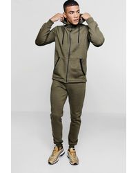 mens olive tracksuit