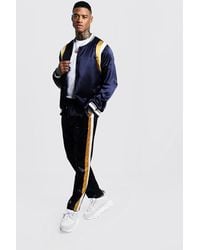 mens satin tracksuit