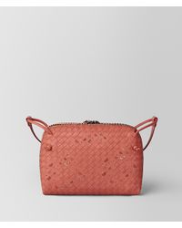 Bottega Veneta Multicolor Hibiscus Intrecciato Nappa Ayers Nodini Bag