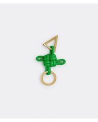 Bottega Veneta TRIANGLE SQUARE DOUBLE KNOT キーリング Bottega Veneta Fuxia Double Knot Triangle Square Keyring