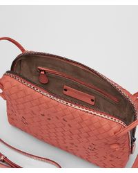 Bottega Veneta Multicolor Hibiscus Intrecciato Nappa Ayers Nodini Bag