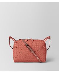 Bottega Veneta Multicolor Hibiscus Intrecciato Nappa Ayers Nodini Bag