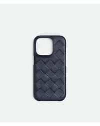 Bottega Veneta Intrecciato Iphone 16 Pro Max Case in Black for Men