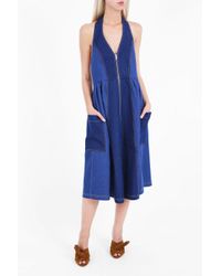 Paper London Blue Soleil Dress