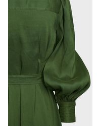 aje oxidised shirt dress