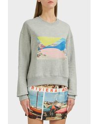 Isa Arfen Multicolor Boxy Cotton Sweatshirt