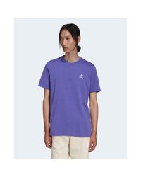 adidas Cotton Men T-shirt in Purple for Men | Lyst