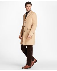 brooks brothers camel hair polo coat
