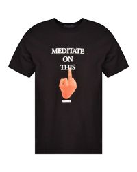 Pleasures Meditate On This T-shirt in Black for Men - Lyst