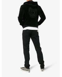 versace velour hoodie
