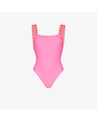 versace pink swimwear
