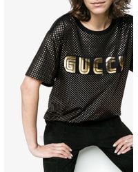 gucci t shirt black and gold