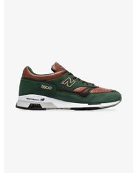 Brown M1500 Suede Leather Sneakers 