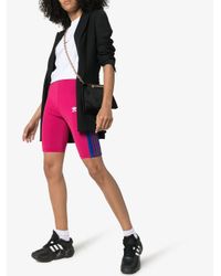pink adidas biker shorts
