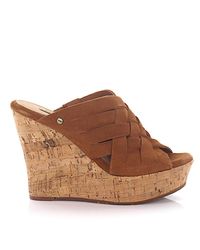 ugg heeled sandals
