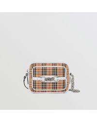 burberry 1983 check link camera bag