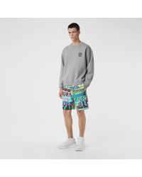 burberry shorts mens green