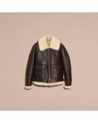 burberry shearling jacket