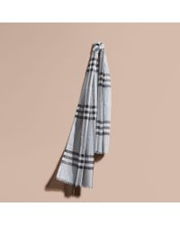 burberry scarf silver