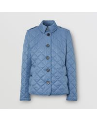 pale blue quilted jacket