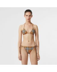 burberry pattern bikini