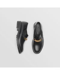 burberry link loafers