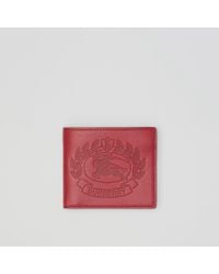 burberry wallet red
